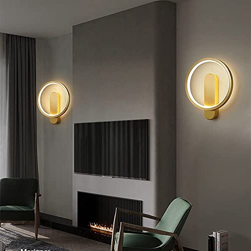 Applique en laiton brossé LED 11W variable pour miroir salle de bain