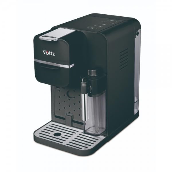 Macchina da caffè espresso per capsule e caffè macinato 8 in 1, sistema lattiero-caseario, 20 bar, 1350 W, nero