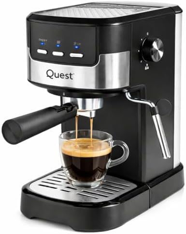 Quest Espresso Coffee Machine / 15 Bar Pressure/Filter & Measurin...