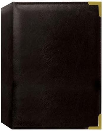 Pioneer Photo Albums Oxford Brass Corner Series 5X7 24 Álbum de fotos - Negro (1)