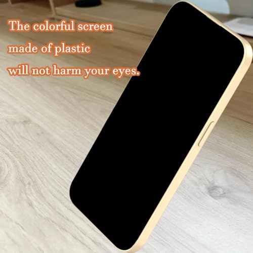 Image of Blue Union 1:1 Simulation Fake Dummy Phone, Looks Like The Real Phone 14 Pro, Display Prop Non-Working Decoy Replica with Transparent Case for Exhibition & Play (Gold)