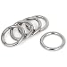 Uxcell a15060500ux0118 40mm x 5mm Stainless Steel Webbing Strapping Welded O Rings (5 Piece)