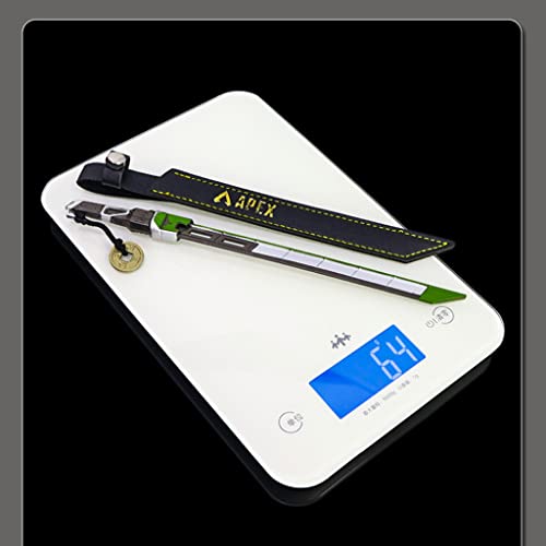 Ciiokjnm Apex Legends Crypto Heirloom Biwon Blade Metal Data Knife Model Toys Action Figures For Desk Collection Decoration (22Cm/8.66Inch-Neon Green) #TOP2