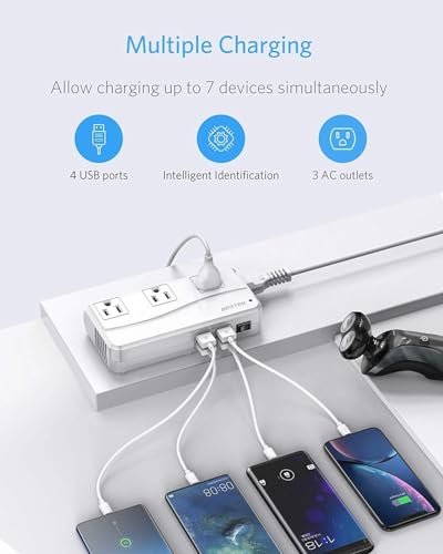 Bestek MRJ201GU-EU-P Universal Travel Adapter 100-220V To 110V Voltage Converter 250W thumb #4