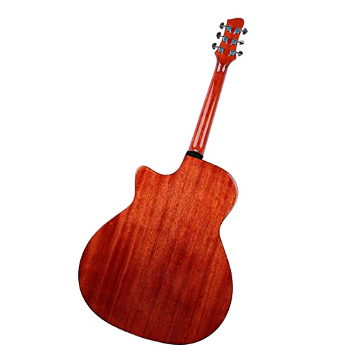Guitare Folk, Guitare Acoustique Épicéa et Acajou Texture Fine Cadeau Forte Pénétration Ton Lumineux avec Chiffon pour Jouer(brun) - Les Beatles, Paul McCartney, John Lennon, RIngo Starr, George Harrison Guitare Folk, Guitare Acoustique Épicéa et Acajou Texture Fine Cadeau Forte Pénétration Ton Lumineux avec Chiffon pour Jouer(brun) – Image 5