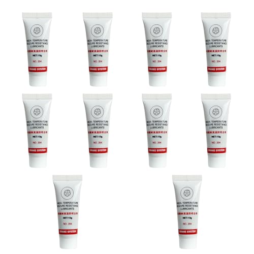 Brake Grease | Threading Inhibitor - Car Screw Parts Hub Disc Portable Pack of 10 Compound