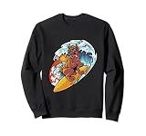 Surfender Hund Sweatshirt