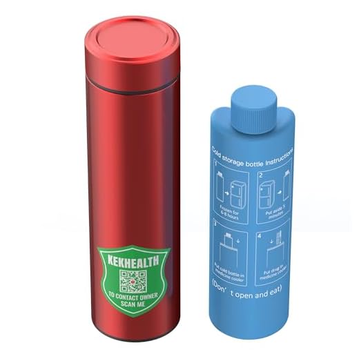 KEKHEALTH Insulin Cooler Travel Case 60H 4 Insulin Pen Medication Cooler for Medicine Travel TSA Approved Ice Packs Epipen Carry Case Medical Diabetic Travel Cooler Diabetes Bag With QR Online Profile