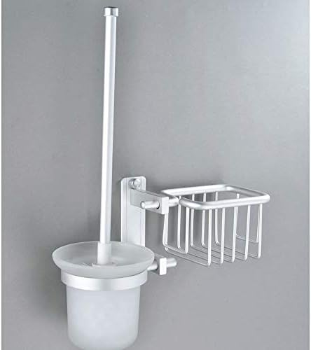 JSEIAJB Toilet Brush Set Made of Silicone, Anti-Stick Effect Bristle Bowl and Holder Fit All Toilets & Bathrooms image 5