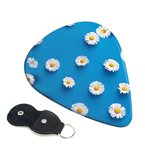 White Daisy Lot de 6 médiators pour guitare acoustique, guitare électrique, basse, ukulélé – fins, moyens et épais. - Les Beatles, Paul McCartney, John Lennon, RIngo Starr, George Harrison White Daisy Lot de 6 médiators pour guitare acoustique, guitare électrique, basse, ukulélé – fins, moyens et épais.