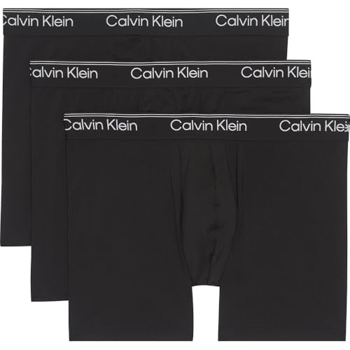 Calvin Klein Brief 3pk Calzoncillos Tipo bóxer, Negro (3 Negros), S para Hombre