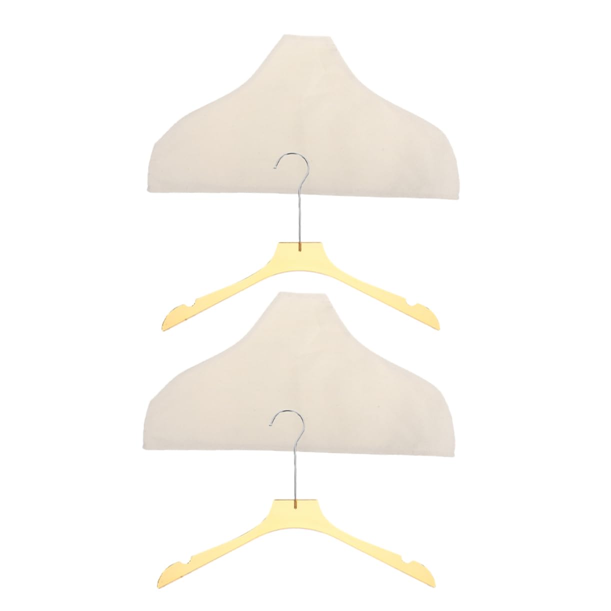 STOBAZA 2pcs Non Slip Fabric Shoulder Covers for Clothes Breathable Garment Protectors for Suits Dresses Jackets Essential Accessory for Clothing Stores and Organizing Apparel