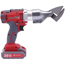 36V مقصات معدنية كهربائية ، قاطع صفائح معدنية سلكية ، سرعة متغيرة ، قطع مستمر ، قطع نظيف للصفائح المعدنية 2500 SPM Speed Swivel Head قطع معدنية كهربائية