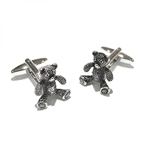 Mancuernillas GTR Osito Acabado Antiguo x2 miniatura 1