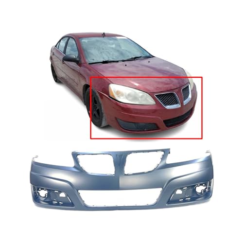 Image of FitParts Compatible with Pontiac G6 2009-2010 Front Bumper Cover | Primed, Sedan /Coupe, Ready to Paint, OEM 25961375, GM1000904