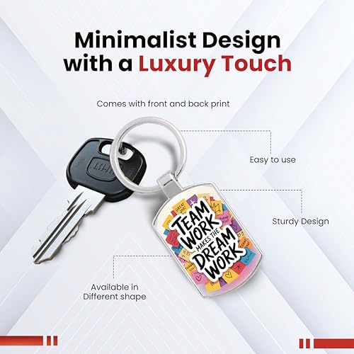 Image of Premium Printed Metal Keychain for Men & Women | High-Definition Artwork Print | Durable Key Ring for Car, Bike, Home & Office Keys | Stylish Decorative Key Holder Gift
