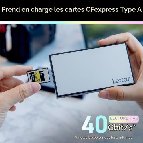 LEXAR Workflow PRO Reader Lecteur de carte CFexpress 4.0 Type A USB 4 Neuf - vue 3