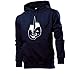 Generisch Boxhandschuhe am Nagel Männer Hoodie Sweatshirt Navy L