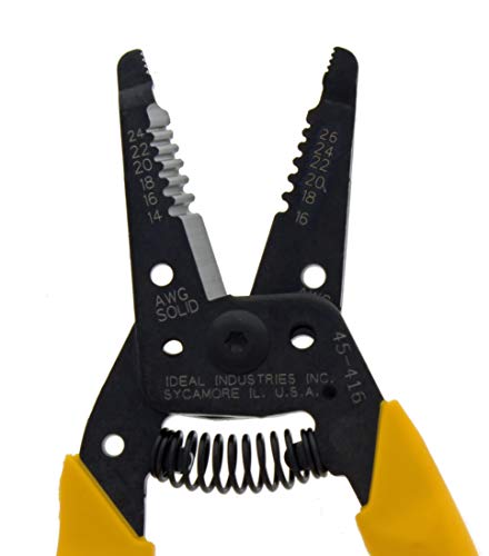 Ideal 45-416 Reflex Premium T-6 T-Stripper Wire Stripper, 16 a 26 AWG Stranded