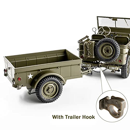 Fms Rochobby M100 Trailer for 1/12 1941MB Vehicle with Hook