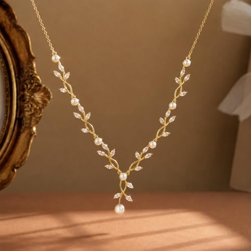 Image of Zeffy Pearl Necklace 4MM /6MM /8MM Dainty Round Imitation Pearl Choker Necklace Wedding Pearl Necklace Delicate Jewelry for Women Simple Bridesmaid Jewelry Gifts
