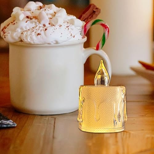 Bougies sans flamme clignotantes sécurisées pour illuminer sans risque