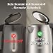 COSORI Wasserkocher Edelstahl 1,7 L Ohne Kunststoffkontakt 2200W, Silber-schwarz