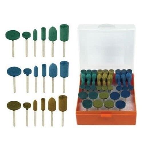 for 54 Piece Rubber Mounted End Abrasive Polishing Polish Wheel Set for Dremel Tool