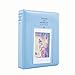Price comparison product image Helloween 64 Pockets Mini Photo Album For Fujifilm Instax Mini 7S 8 8+ 9 25 26 50S 70 90 Instant Camera & Name Card Blue