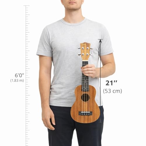 Image of Vault UK-100S 21 inch Arched Back Soprano Ukulele With Gig-Bag - Natural