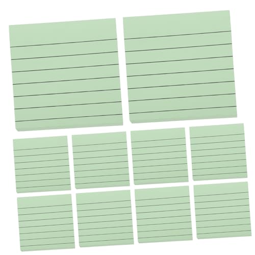 HAPINARY Adhesive Memo Pad Message Paper Small Note Paper Message Writing Pads Colorful Horizontal Lines