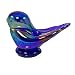 Bluebird of Happiness Terra Studios Limited Edition Rainbow Art Glass Figurine Studio Signed & Dated
