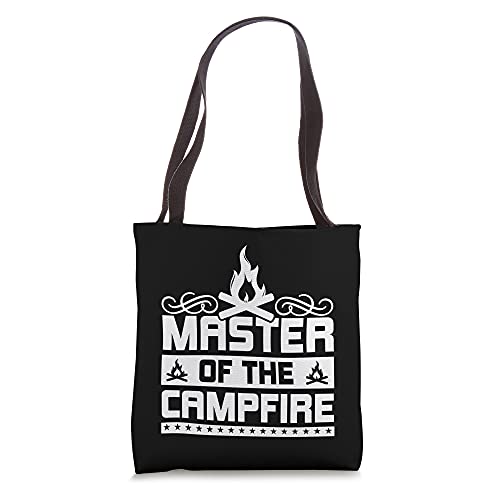 Master Of The Campfire Awesome Camping Gear Accessories Tote Bag