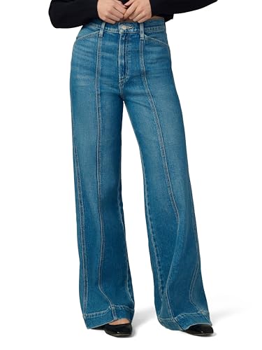 Joe's Women's The Front Seamed Wide Leg High Rise Jean