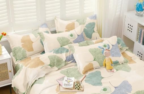 Image of TIB The Intellect Bazaar Flat Double Bedsheets with 2 King Size Pillow Covers | Double Bed Breathable | Wrinklefree | Ultrasoft | 90 x 100 Inches, 7X7.5 Feet | M-Big Pattta