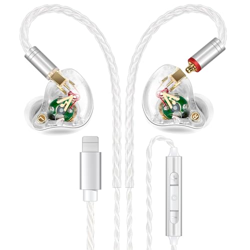 Image of Audiovance Vibes 202ML HiFi Wired Earbuds for iPhone 14 /13 /12 /11 /X, Pro Max