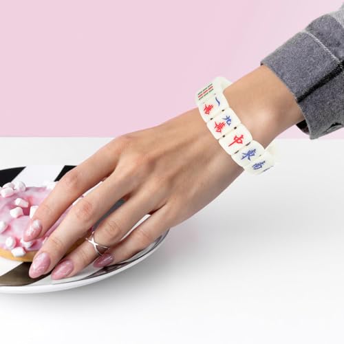 Bracelet de Mahjong extensible en acrylique de 18mm Ciieeo - 6