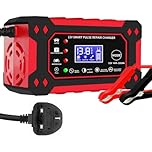 Car Battery Charger 12V 6-Amp Fully Automatic Smart Charger and Maintainer, Car Battery Repair and Desulfator for Cars Boat Motorcycle Lawn Mower RV ATV SUV Snowmobile