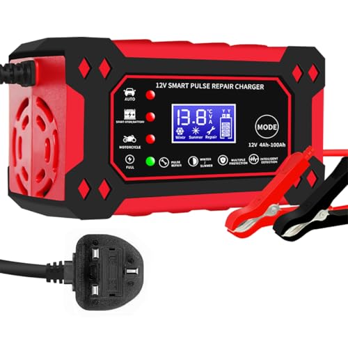 Car Battery Charger 12V 6-Amp Fully Automatic Smart Charger and...