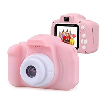 KEVIL Digital Camera, Recorder Camera 800W HD 2.0 Inch Screen Video Front Camera Child Camera (Pink)