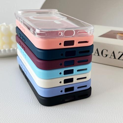 Coque pour Google Pixel 8 ZCDAYE - Étui magnétique mat compatible MagSafe