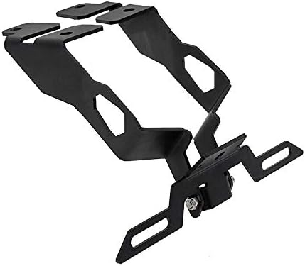 Xerial Motorcycle License Plate Bracket Compatible with GSXR 125 GSXR150 GSXS 125 GSXS 150 2017-2021 License Plate Holder Fender Eliminator Tail Tidy, Black
