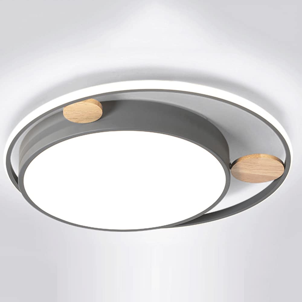RCIDOS Lámpara Techo Sencilla Personalizada Luces Industriales del Panel del Macarrón 3 Luces Planas Superbrillantes Regulables. Accesorio Empotrado con Ahorro De Energía para Cocina, Dormitorio