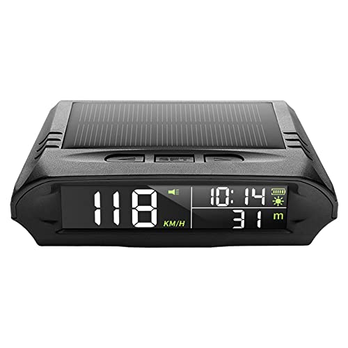 HUD Head Up Display Voiture Universelle En-tête Affichage Numérique Charge Solaire USB Projecteur...