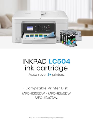 Image of iNKPAD LC504 Ink Cartridges Compatible with Brother LC504 LC504XL