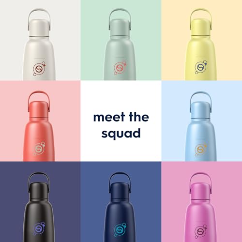 Image of sodastream Fizz & Go Cool - All Metal Bottle (Blueberry) Carbonating Bottle Capacity, 0.9L