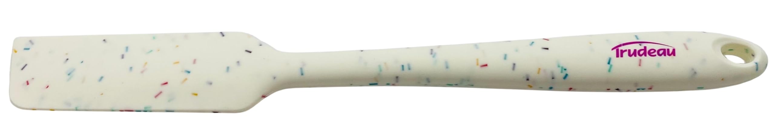Trudeau 05118584 Confetti Pfannenwender, Silikon, 27, 9 cm, Weiß