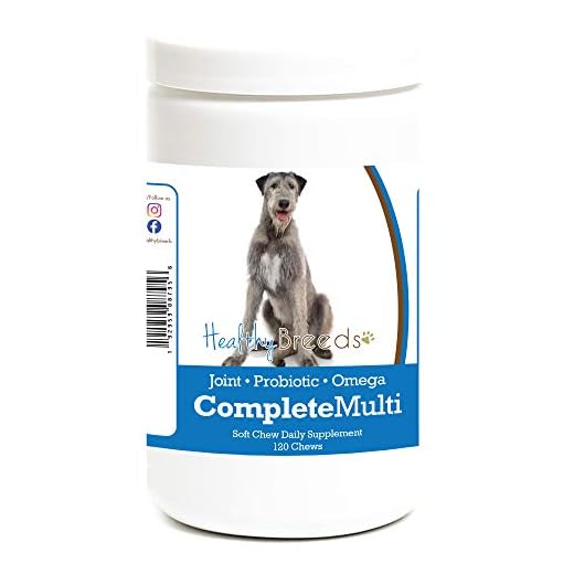 Healthy Breeds Irish Wolfhound All in One Multivitamin Soft Chew 120 Count