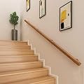 FAFZ 1ft - 20ft Wooden Handrail with Complete Set, Anti-Slip Stair Railing Wood Banister for Indoor Outdoor Elderly Children Loft Safety Hand Grab Rail (Size : 16ft/480cm)