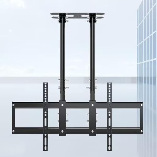 Support TV de plafond pour écran plat LED 60-110 pouces avec bras de suspension réglable